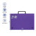 Portfolio folder of 13 Berlingo "Skyline" compartments, A4, 328*285 mm, 700 microns, purple