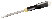 Screwdriver with ERGO handle for screws 0, 8X4, 0X100 made of stainless steel