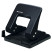 Berlingo "Universal" hole punch 30 l., metal, black, with ruler