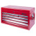 Tool box, 6 drawers and a compartment, red MASTER 511-06570R