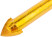 Universal drill bit for tile, glass, granite, concrete, brick, triangular shank, 12x85 mm