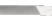 Напильник пазовый узкий без ручки 200 мм, насечка бархатная