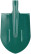 Bayonet shovel without handle, with stiffeners 190x350 mm