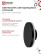 Outdoor LED Lamp DBU HALO-R1530BL 15W 3000K IP54 150x50mm Round Black IN HOME
