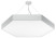 Светильник LED ЭРА Geometria SPO-121-W-40K-038 Hexagon 38Вт 4000K 4000Лм IP40 600*80 белый подвесной драйвер внутри