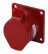 ERA socket R(IN)-16-3P-PE-IP44 fixed internal 414 3P+PE 16A 380V IP44