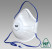NF811V size-M FFP1 anti-aerosol filter molded half mask (respirator)