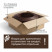 Border ribbon garden DECO Geoplastboard 10 meters color brown