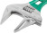 Adjustable "Smart" wrench, CrV, shortened, narrow jaws, scale, extra magnification.Grip 155 mm (43 mm)