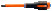 Combined insulated screwdriver with handle ERGO SL 5 mm/PZ1x80 mm