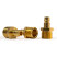 Professional dad fitting with 1/2M male thread, brass, 25 pcs