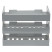 Paper tray horizontal STAMM "City", set of 3 pcs., on the met. rods, wide loading, grey