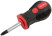 Screwdriver "Universal", CrV steel, rubberized handle, Profi 6x38 mm PH2