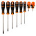Screwdriver set for screws with slot and Philips, 8 pcs