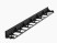Garden curb 1000 mm height 58 mm black 1 piece