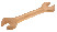 ИБ Двусторонний рожковый гаечный ключ (медь/бериллий), 9х10 мм