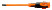 Insulated screwdriver with ERGO handle for screws with a slot of 1.0x5.5 mm