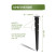 Plastic curb Staff 2000*60 mm Geoplastboard set of 10 pieces + 60 stakes, black