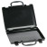 Briefcase 1 compartment STAMM, A4, 275*375*57mm, snap-on, black