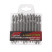 1/4" DR PHILIPS PH2 Double-sided elongated 10-piece Bit Set in JTC Box