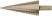 Step drill bit HSS Co5% (P6M5K5) for metal, 15 steps, 4-32 mm