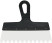 Stainless steel serrated facade spatula 250 mm / tooth 10 mm