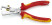 KNIPEX StriX® стриппер-кабелерез 2-в-1 для одно/много/тонкожил. кабеля VDE, рез: кабель Ø 15 мм,зачистка:Ø 5 мм,L-180 мм,хром,2-к ручки,страх. крепл.