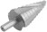 HSS step drill for metal, spiral profile, 10 steps, 9-36 mm