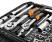 Набор инструментов 108 предметов 1/2" & 1/4", CRV, профессиональный в кейсе HORTZ 1187697