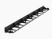 Garden curb 1000 mm height 45 mm black 1 piece