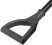 Snow shovel, polycarbonate, aluminum handle, average 460x400x1380 mm