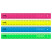 Ruler 30cm STAMM, plastic, 2 scales, opaque, neon colors, assorted, European weight