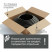 Garden curb GEO-plasticboard DECO PRO, plastic, black, length 10m