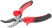 Optima platypuses, two-tone rubberized handles, 165 mm polished steel