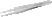 Stainless steel tweezers/antimagn/115mm/thin tips