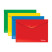 Envelope folder on the Berlingo button, A4, 180 microns, opaque, assorted