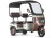 Electric tricycle Rutrike Gelbert Sarin 48V/60V 1000W, brown and white
