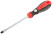Screwdriver "Trend", CrV steel, rubberized handle 5x100 mm SL