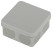 Soldering box ERA KOR-80-80-40- 9g-2MP Two-component HF UV resistant 80x80x40mm grey Direct mounting IP67