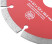Diamond segment cutting disc (dry and wet cutting) 125x2.1x7.5x22.2 mm