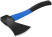 The axe is forged steel, reinforced fiberglass handle 1000 gr.