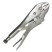 Locking pliers with curved clips 180mm CR-V prof WP231058 WORKPRO