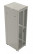 TTB-4261-DD-RAL7035 Floor cabinet 19-inch, 42U, 2055x600x1000mm (HxWxD), front and rear hinged perforated doors (75%), handle with lock, new type roof, color gray (RAL 7035) (disassembled)