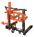 Trolley for dismantling/mounting wheels up to 600kg