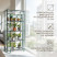 Greenhouse greenhouse on the windowsill Geoplastboard 46x24x100 cm 4 shelves color green