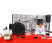 Pneumatic compressor 380V 5.5kW 8atm. 600l/min. receiver-300L portion. remen. single-stage GTE