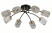 Chandelier Rivoli Emanuelle 9101-308 8 * E27 60W modern