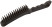 Steel brush, black plastic handle, 275 mm, 4-row