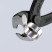Pliers with a side spout for pressing, for clamps with one/two lugs (including Oetiker systems), L-220 mm, KN-1099I220