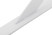 Corner bracket reinforced white 350x250mm